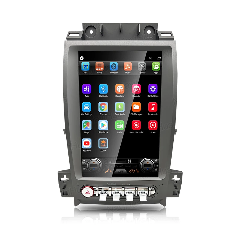 Navihua Tesla Radio Car GPS Navigation Auto Multimedia Player Head Unit Carplay For Ford Taurus 2010-2019 Wireless Carplay Audio
