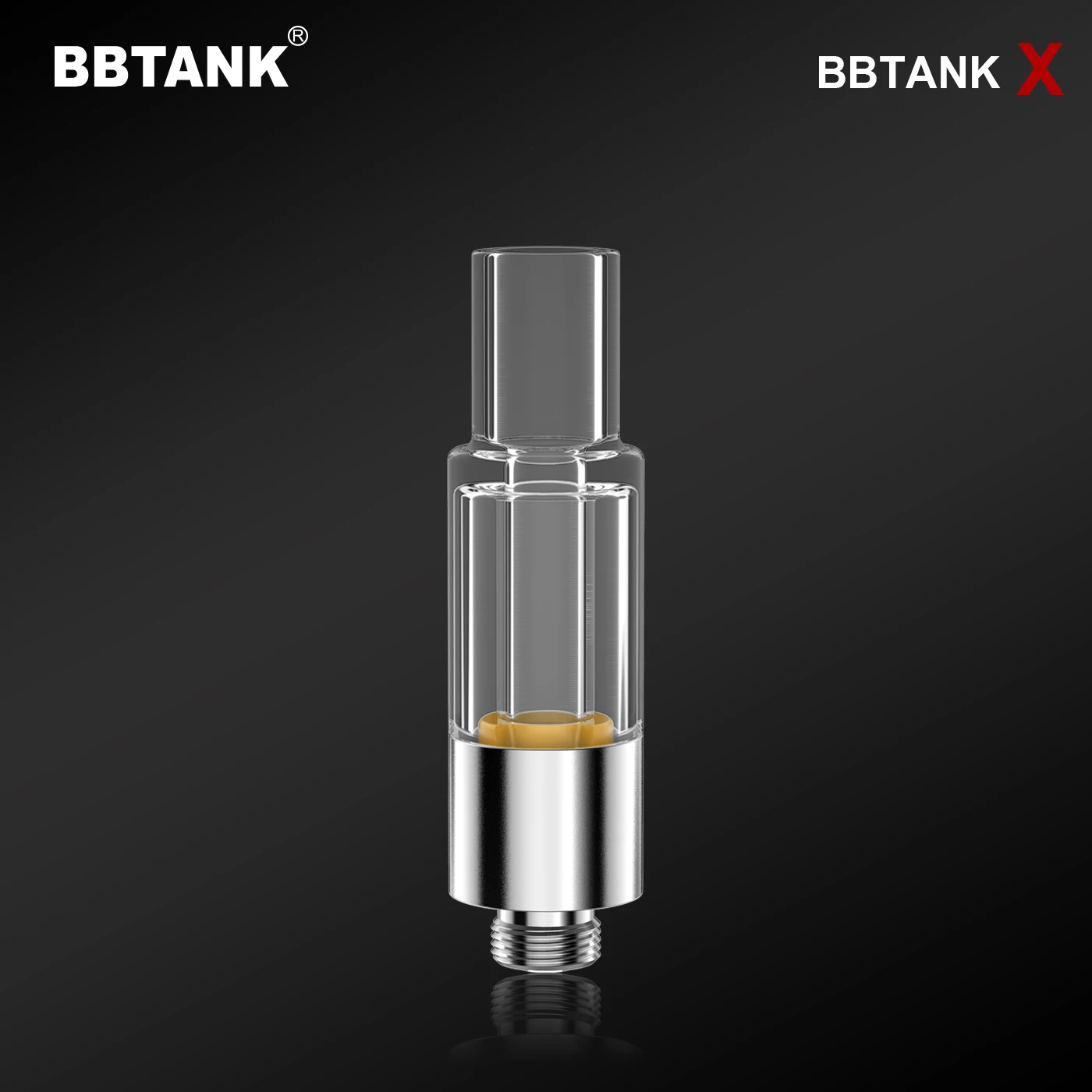 BBTANK 1 мл полностью стеклянный картридж для вейпа без свинца 510 CBD керамический масла