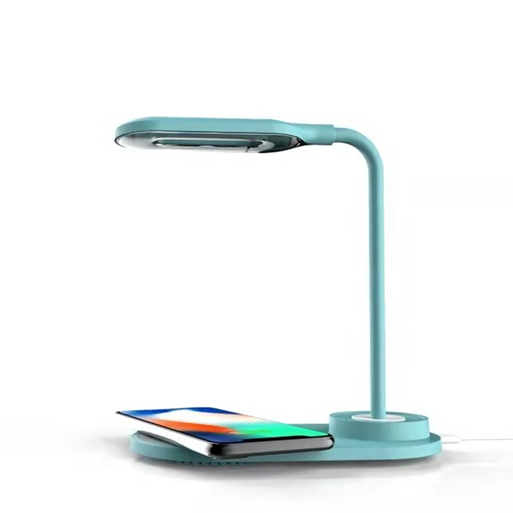 
Eye Protect LED Desk Lamp Folding Touching Switch 3 Mode Light USB Reading Table Lamp Wireless Charging For Mobile Charge 
