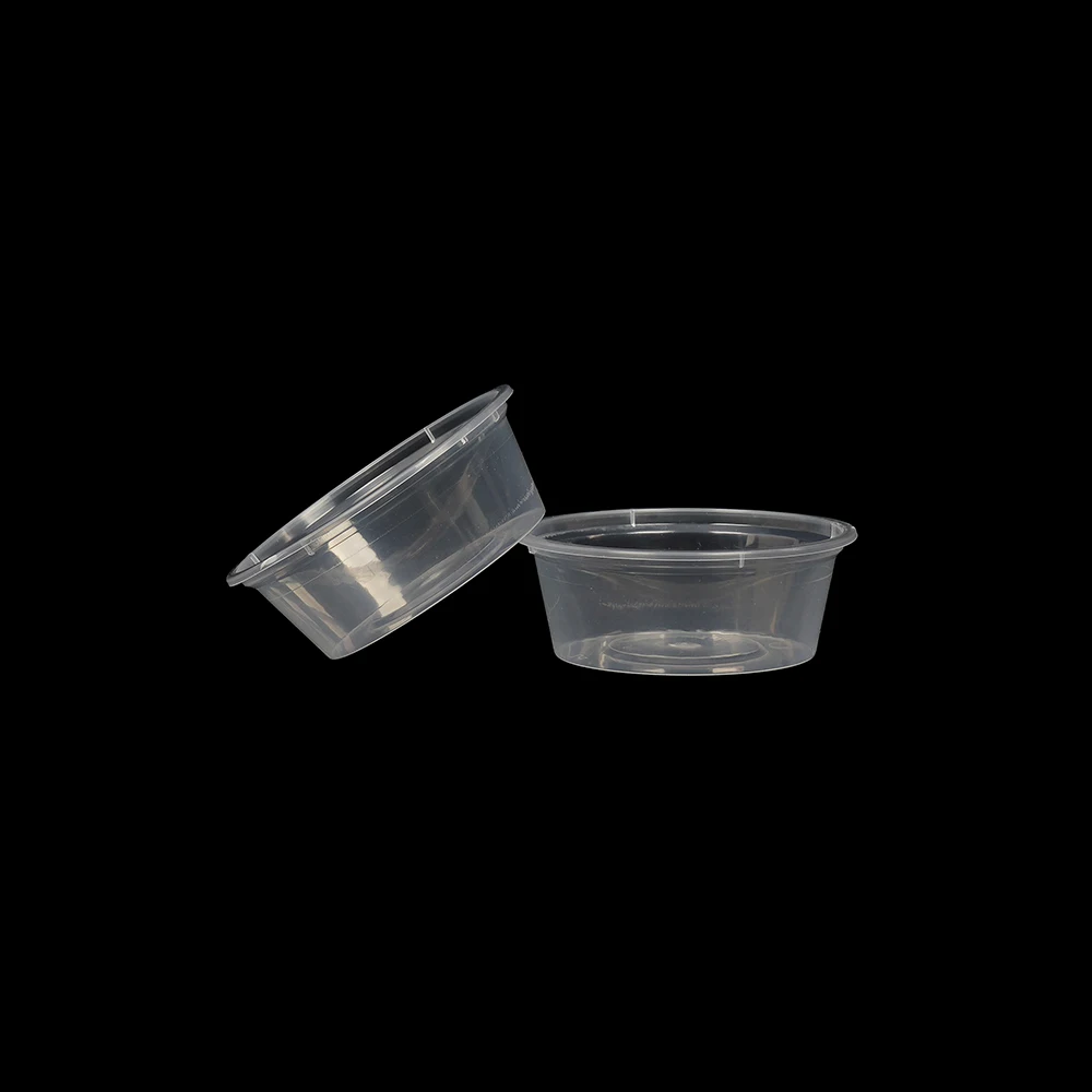 Microwavable Packaging box Disposable Food Container transparent Plastic bowl With Clear Lid