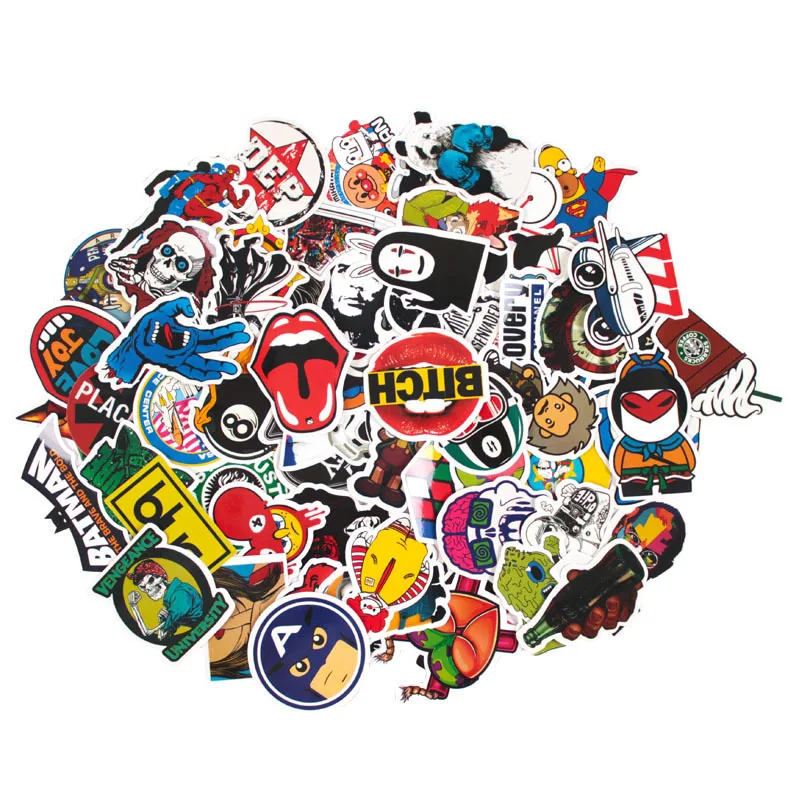 Factory Waterproof Printing Logo Packaging Gloss Vinyl Holographic Customized Die Cut Sticker