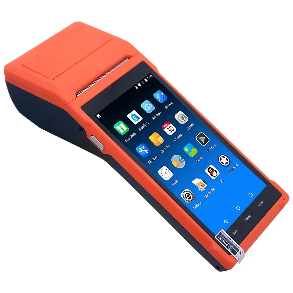 Мобильный POS Q1 4G сеть 2G + 16G Android POS терминал 5,5 дюймов мобильный платежный терминал телефон для оплаты и лотереи OEM завод