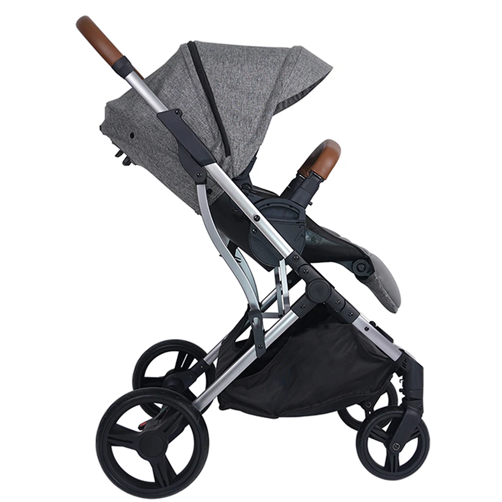 Aluminum Eco-friendly Travel Luxury Folding Baby Pram 3 in 1 Baby Stroller and Car Seat for Baby Stroller Manufacturer