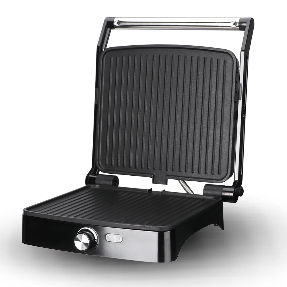 Кухонный многофункциональный электрический гриль Panini с двойной пластиной, Электрический контактный гриль, полноразмерный сэндвич-пресс, стейк-гриль, машина