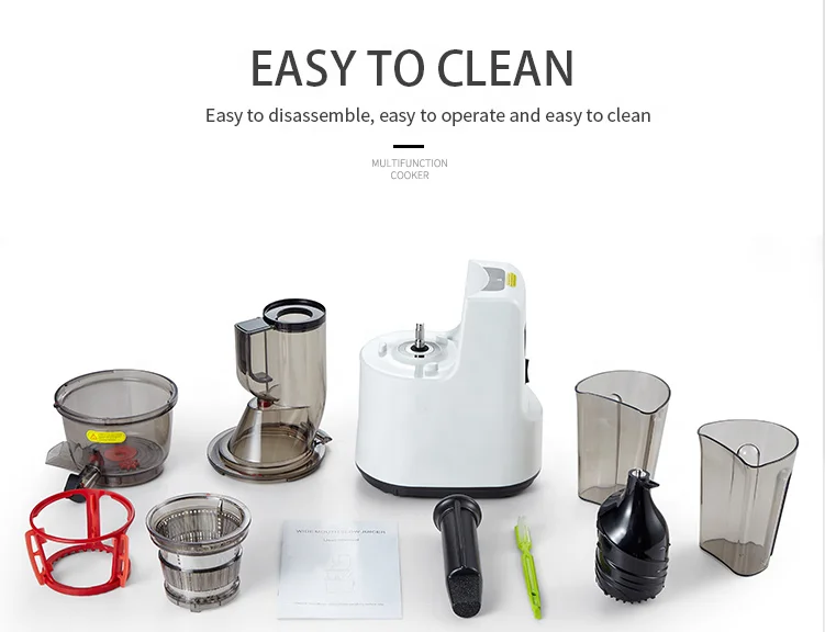 New up-grade pressing system hot sale masticate Juicer BPA free copper motor materials cold slow juicer