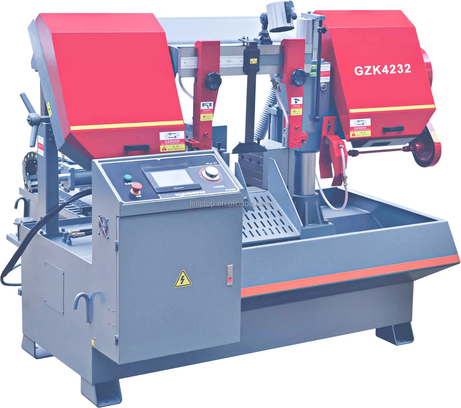 Iron cast construction China LETIPTOP precision metal cutting Band Saw machine