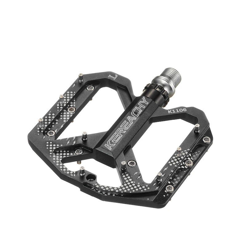 KEREACHY custom multi-color bicycle ultra light non-slip pedal bicycle 3 bearing pedal aluminum alloy flat pedal