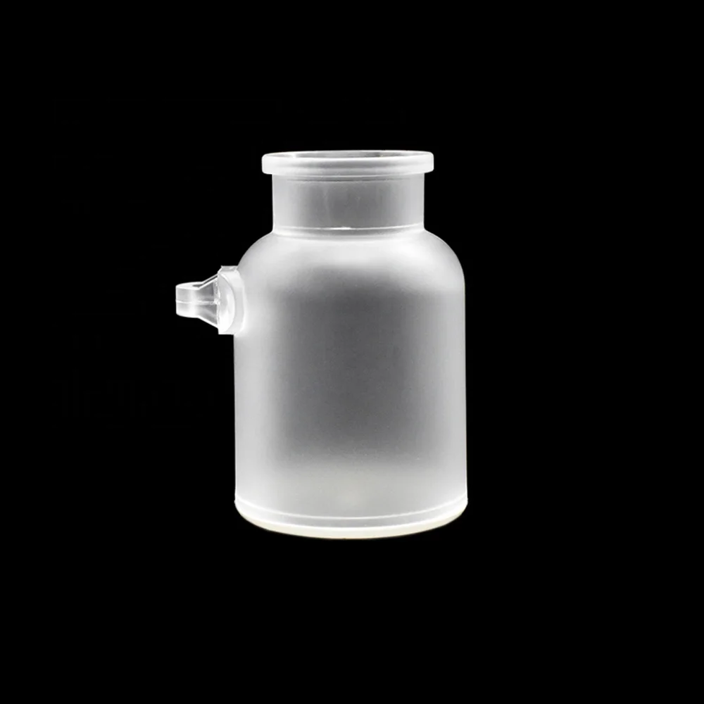 Durable 100ml 200ml 300ml plastic bath salt bottle matt clear ABS cosmetic packaging with wooden spoon cork in stock
