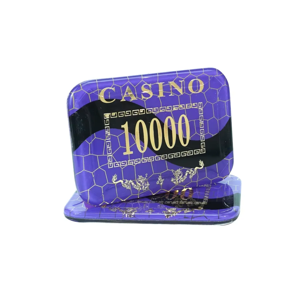 factory acrylic poker chips plaque 68.5mm 80.5mm 94.5mm length chips with value for casino table game