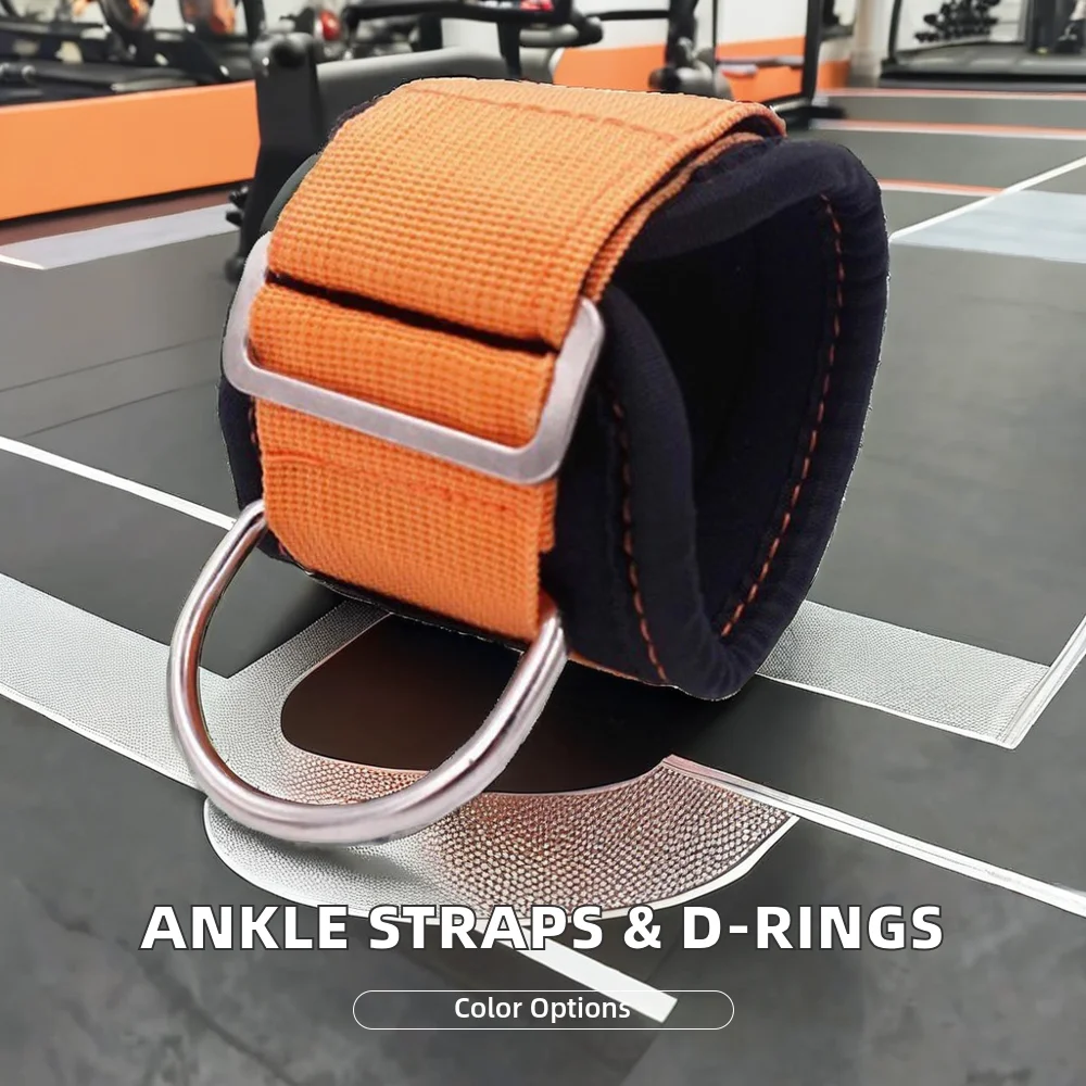 Factory Price Comfortable & Durable Neoprene Ankle Support Straps with Double D Ring for Sports & Gym Training