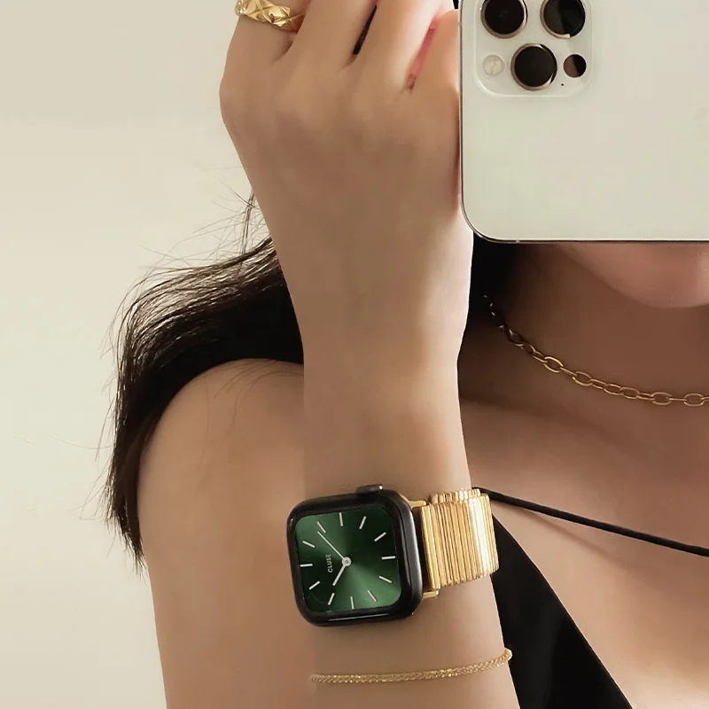 ConAmor | Заводской магазин Ремешок из нержавеющей стали для iWatch ремешок Apple Watch серии 6/SE/5/4 INS