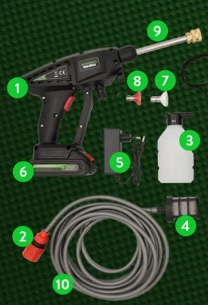 High Quality Cordless Electric Washer Cleaning Machine Car
