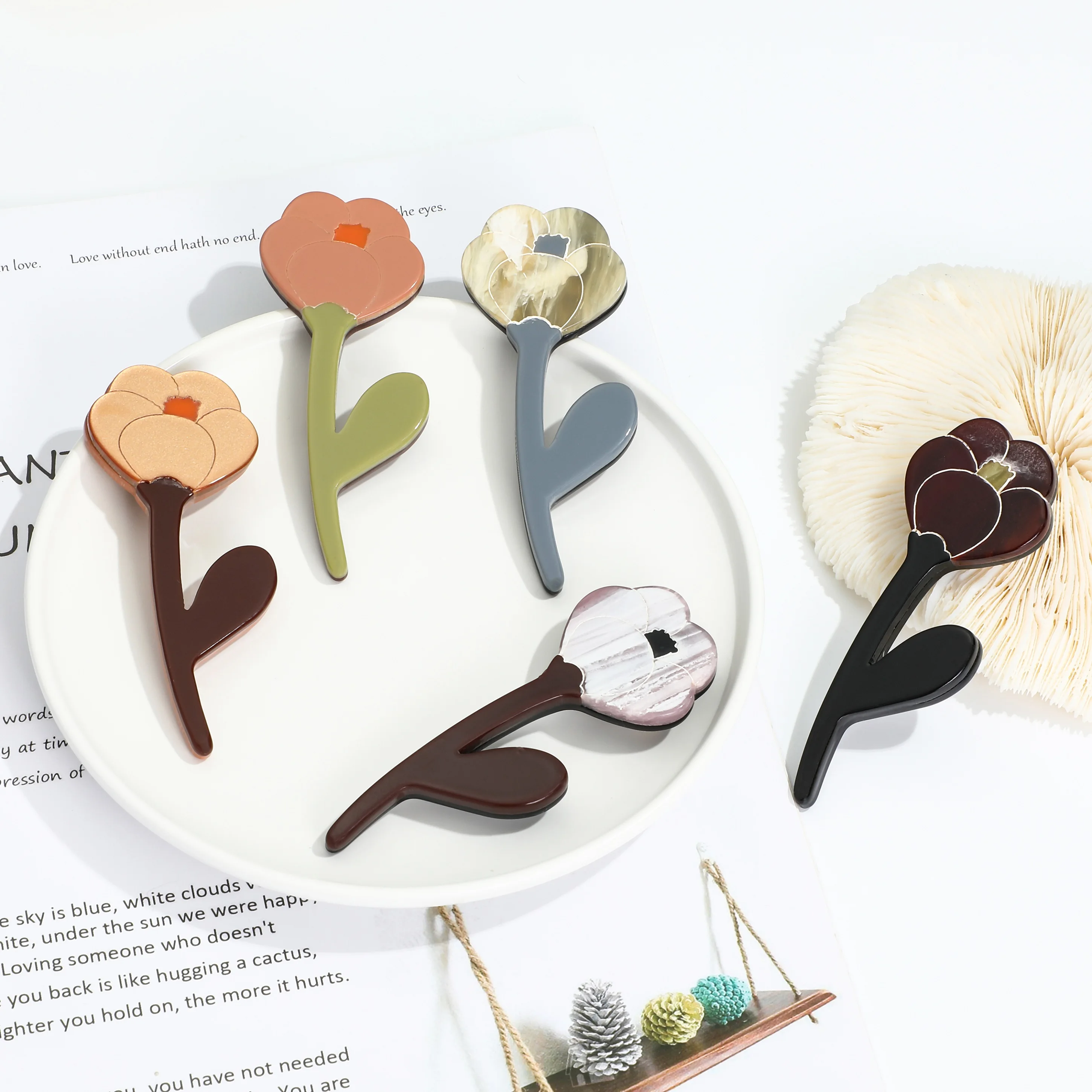 Mixed Shapes Crystal Rhinestone Brooches Brooch Flower Brooches