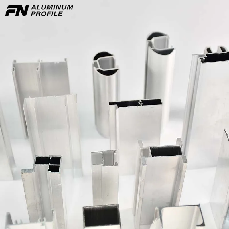 Door Frames Heavy Duty Aluminum Standard Profile Silvery Anodizing Extrusion Aluminum Profile