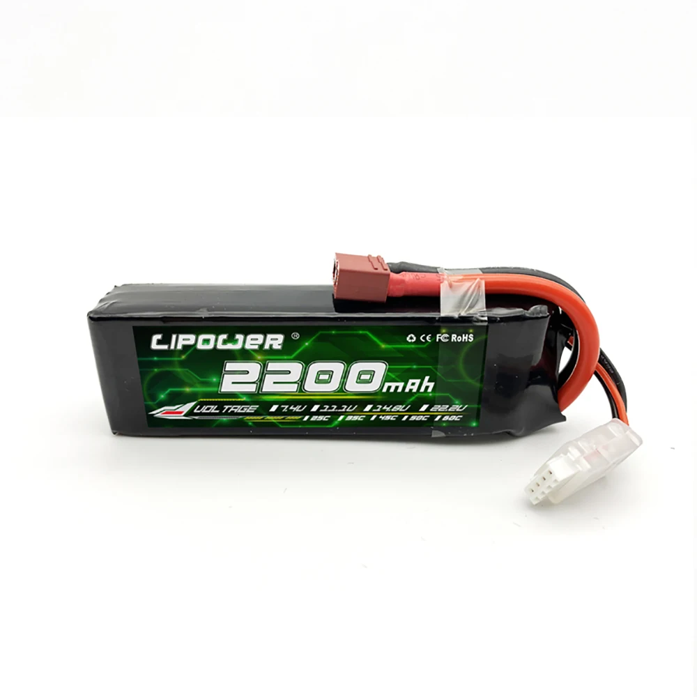Lipower RC LiPo Battery Pack 3S 4S 6S 120C 2200mAh XT60 Connector for RC Airplane Helicopter Powerful RC FPV Battery