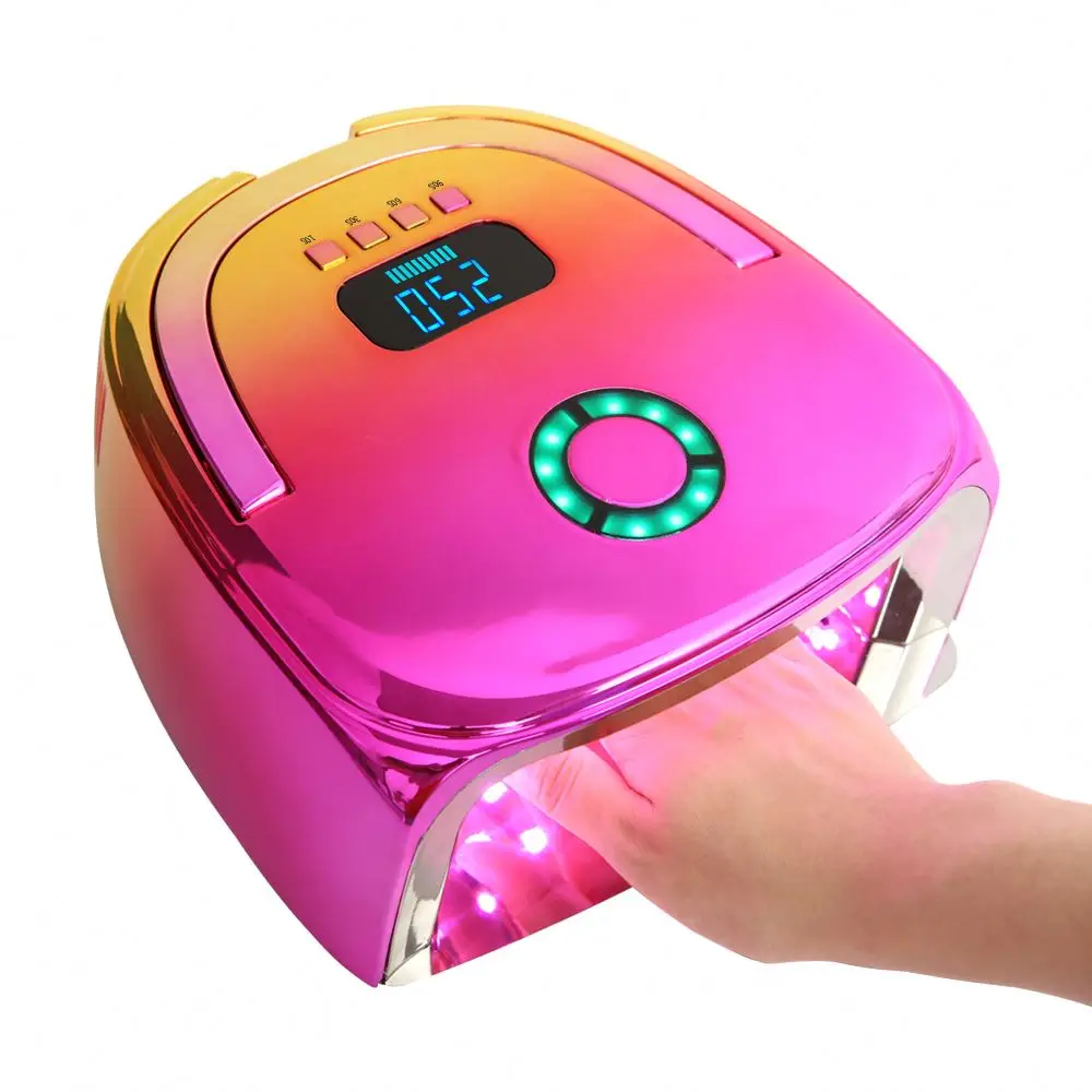 China High Quality  96W rechargeable gel uv nail lamp cordless uv led lamps for nails
