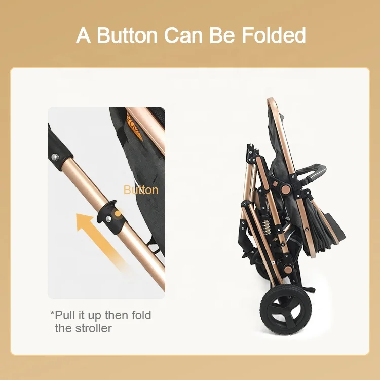 Baby Stroller Combo Car Seat Travel System Wagon S Foldable Baby Pram Baby Pram 3 In 1 European