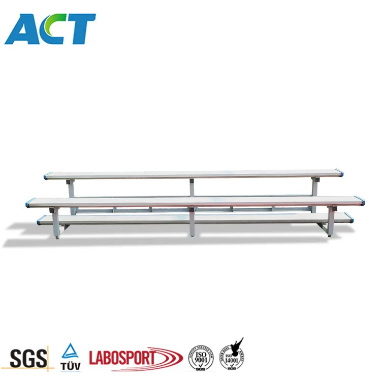 
Portable stadium bleacher movable player bench seating for soccer 