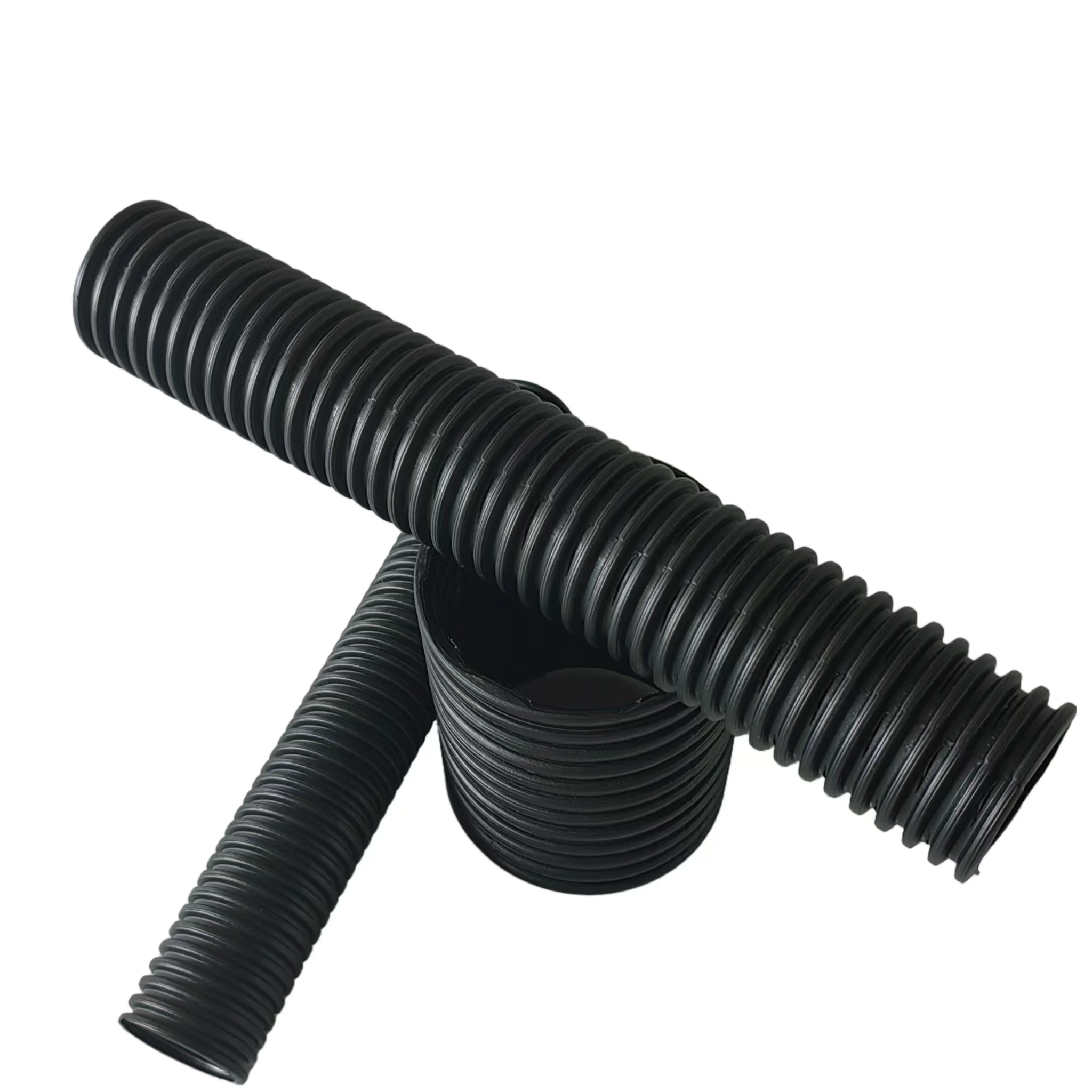 4 inch Perforated Corrugated drainage pipes have good flexibility and bending capacity for landfill drainage system