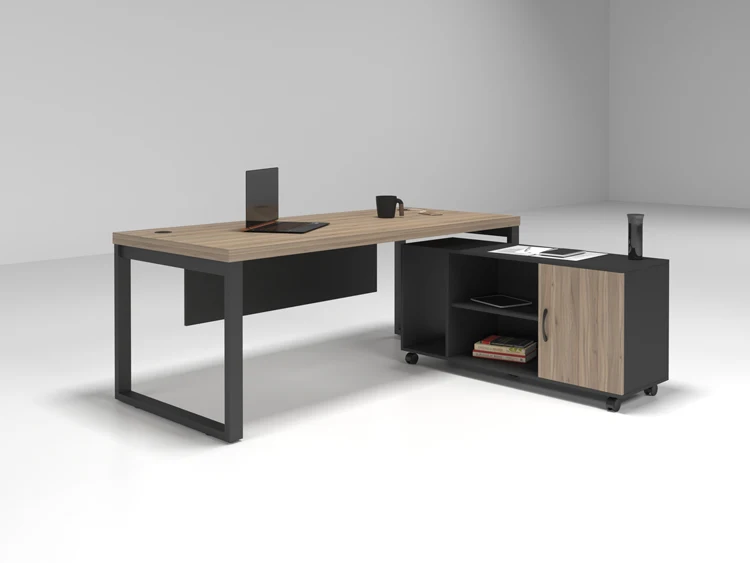 Top sale guaranteed quality modern office desk ceo high quality ceo desk solid wood l shaped ceo office desk set