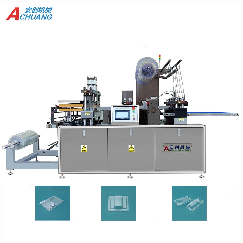 Small Automatic Plastic Blister thermoforming Packing Machine