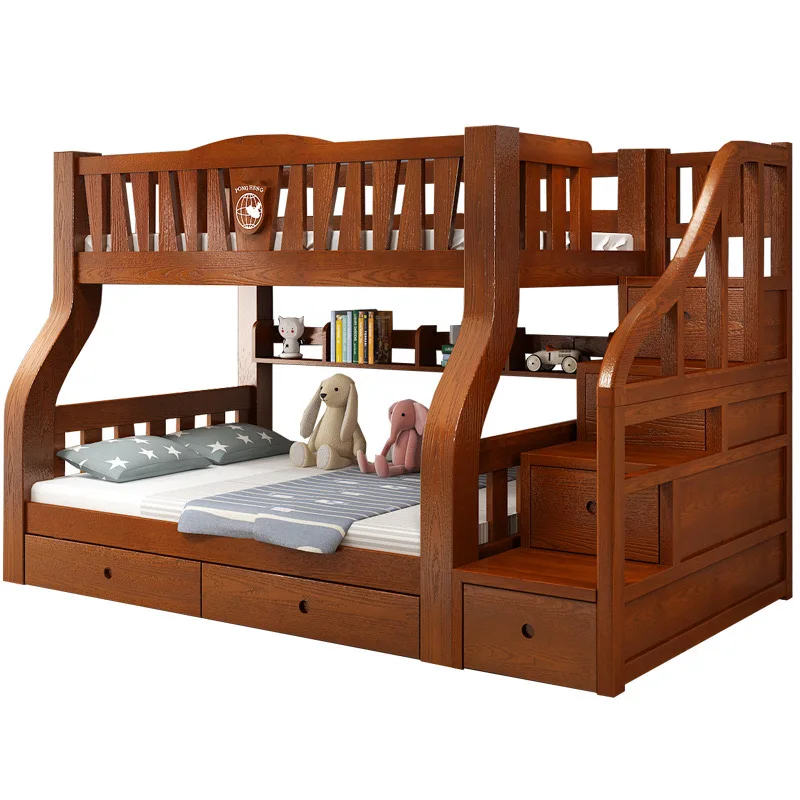 Bunk beds children and students beds in school castle bed made by wood