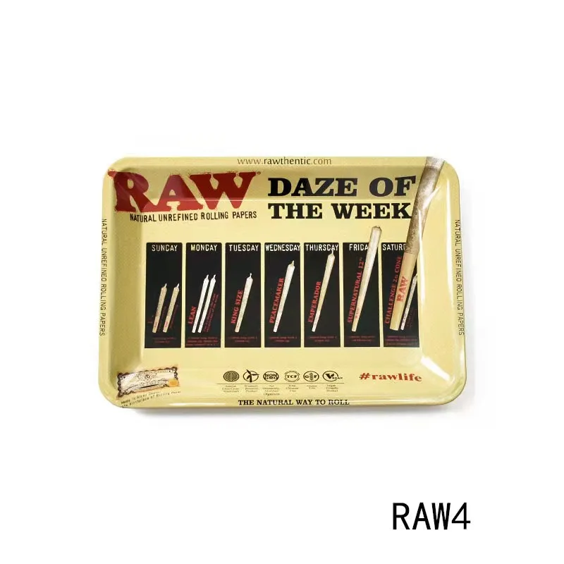 Metal Cigarette  Rolling Tray American Rolling Tray with customized logo and different size