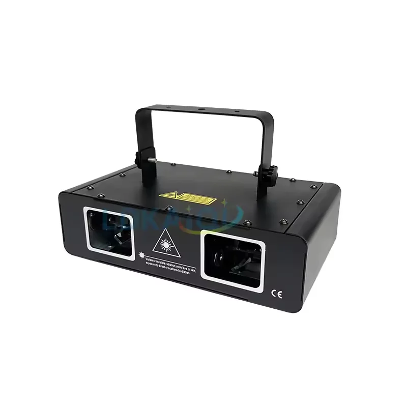 2 head beams laser light bars rgb disco christmas lights laser
