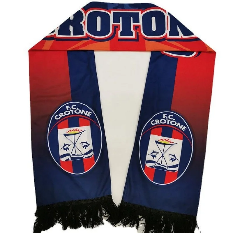  cheap promotional print soccer fans polyester football custom satin