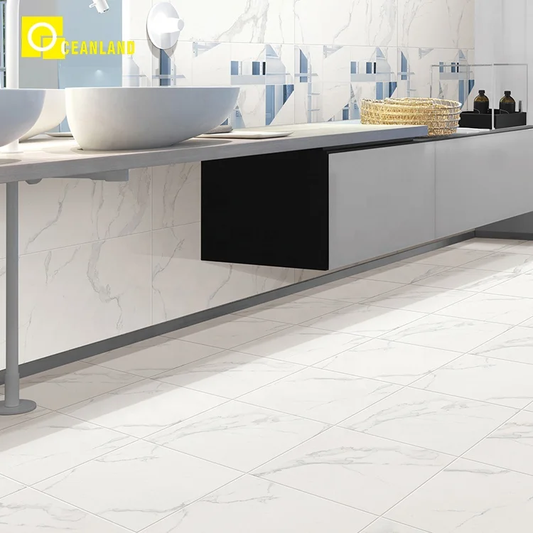 Indoor Non slip Kitchen Beige Ceramic Toilet Floor Tiles Bathroom Wall