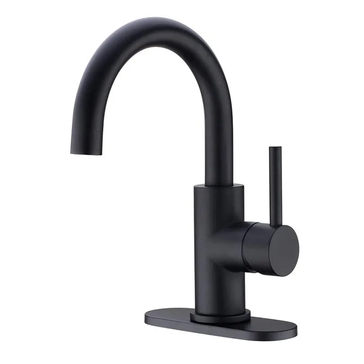 Modern basin faucets bath toilet stainless steel black faucet 360 degree rotation faucets