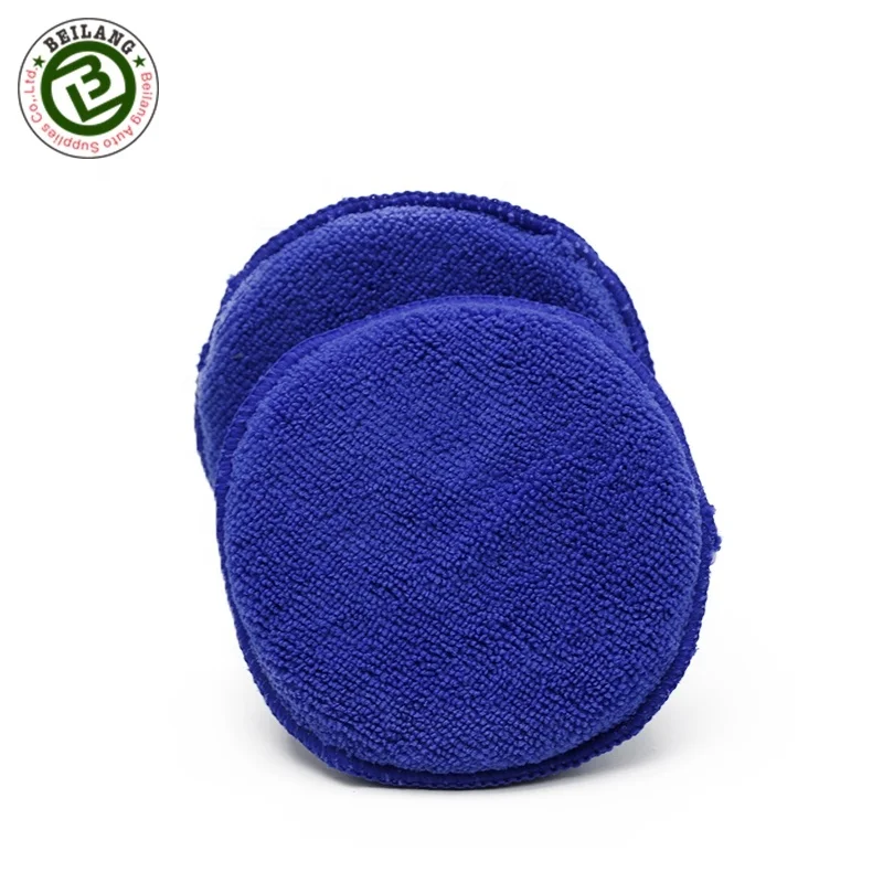 Factory microfiber polishing pad cleaning wax applicator pad