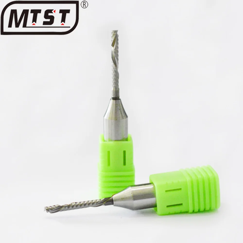 TCT  single edge composite milling cutter up and down cutting engraving machine bit Woodworking board cutting straight knife