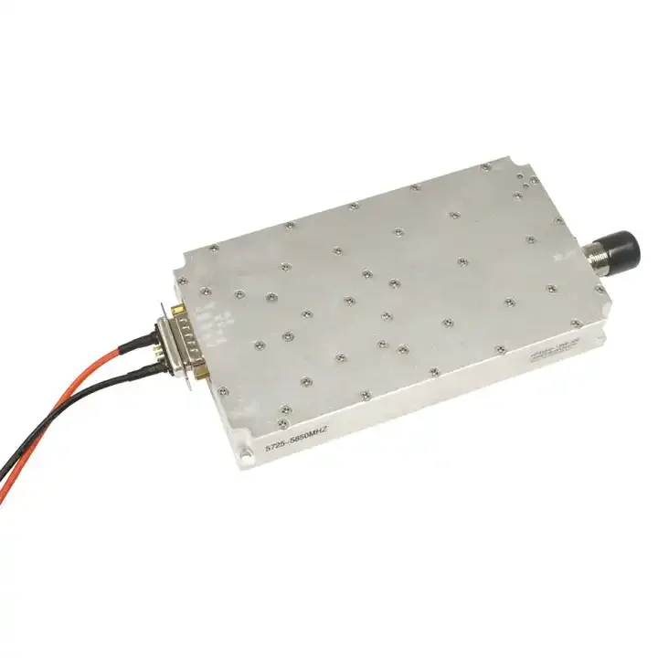 5.1-5.3Ghz 100W  GaN Amplifier  drone counter module for anti drone system anti Autel RF power amplifier