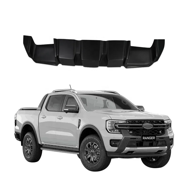Черный матовый защитный чехол на передний бампер для Ford Ranger T9 Аксессуары экстерьера 2022 2023 2024 следующего поколения