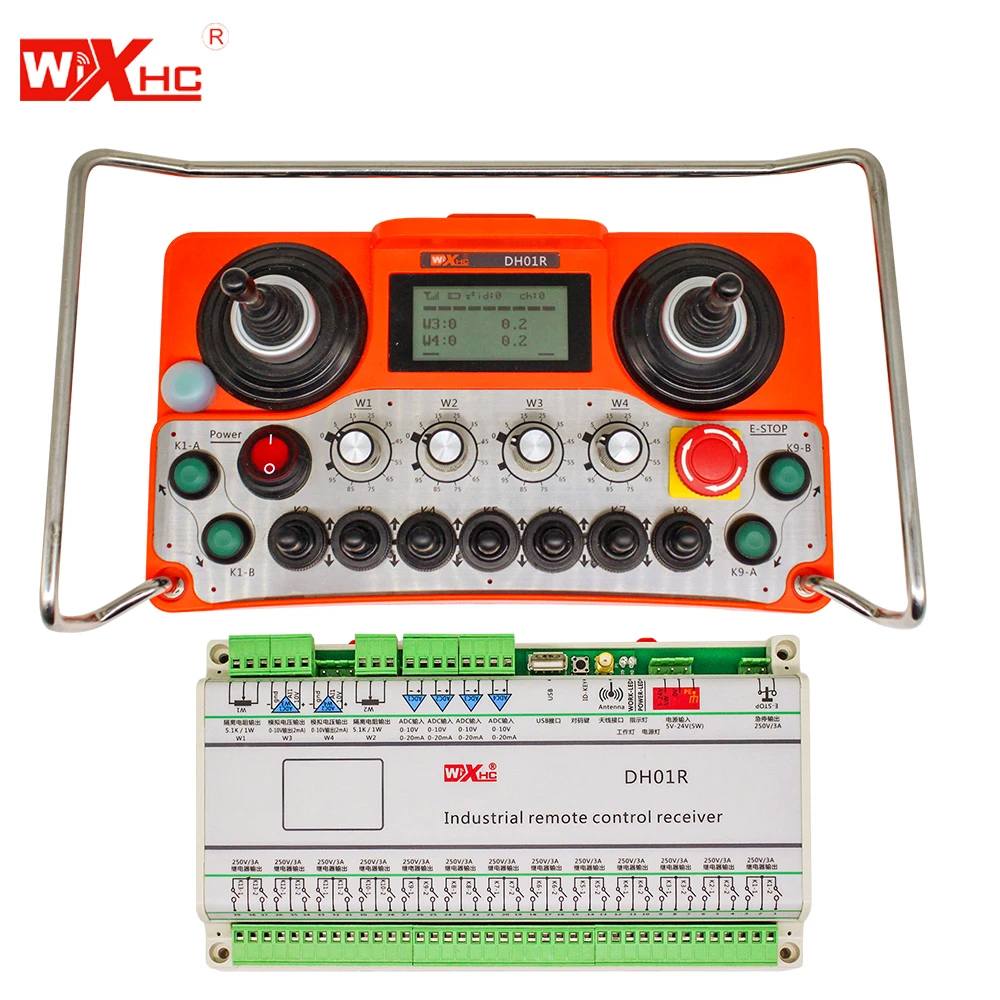 welding cross, roller frame and trolley excavator wireless remote control