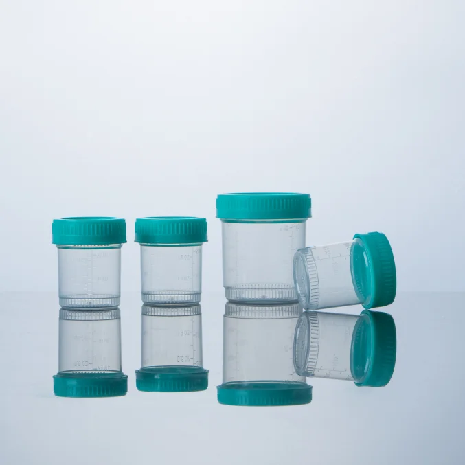 2021 новые чашки для проб с винтовой крышкой 20 мл 40 мл 120 мл пластиковая круглая Нижняя чашка для мочи