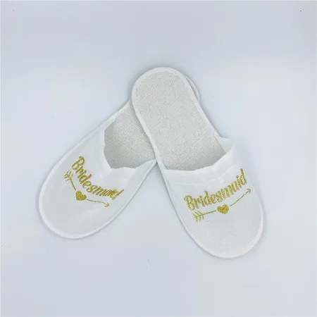 Wedding party wedding slippers for guests greet the new bridesmaid bronzing gift gift gift supplies