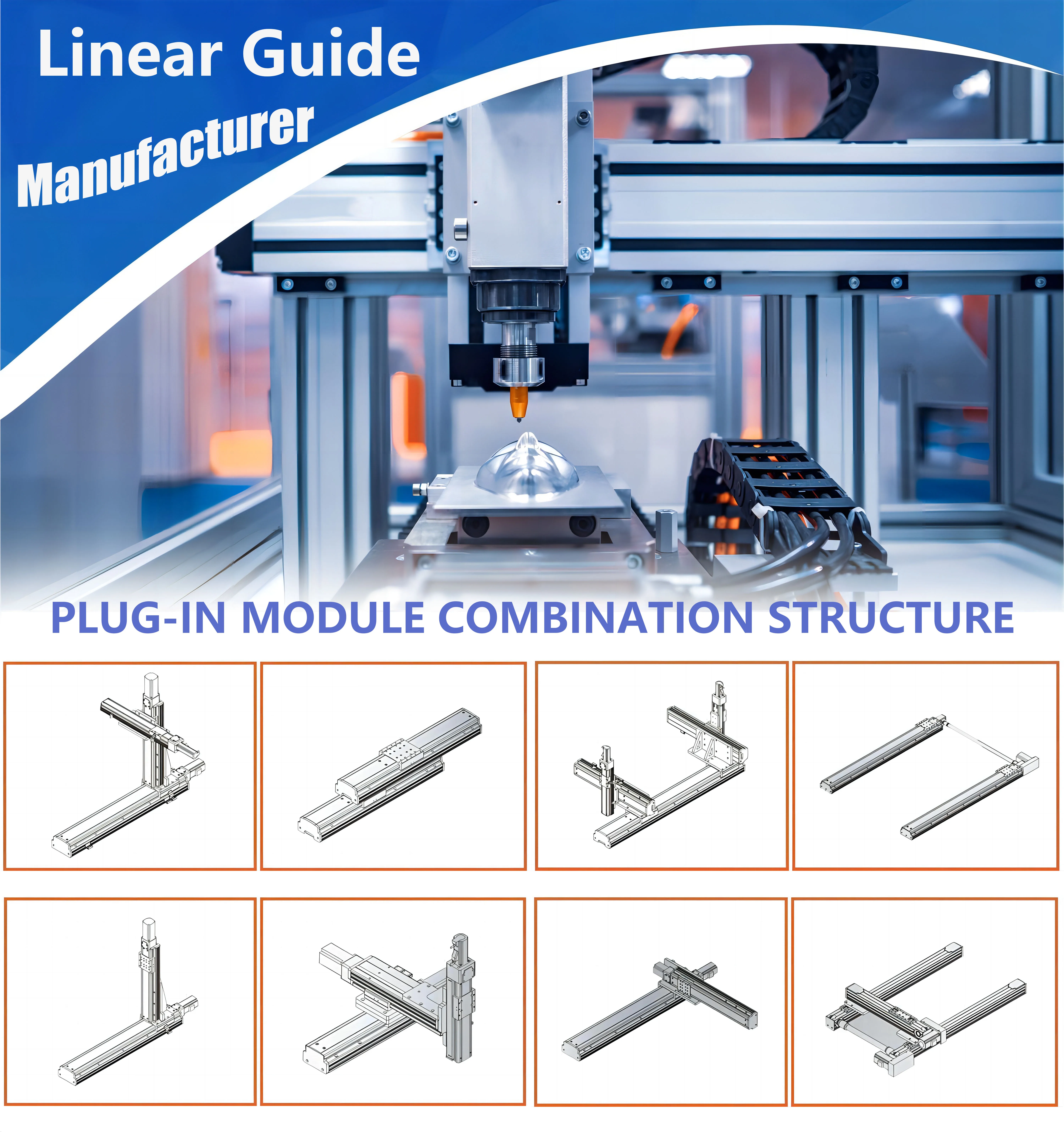 NEW  PFTH14 Guideway 400W 250-1600mm/s 218-1388N Stroke Pitch 50-1050mm 1-axis Ball Screw Drive Where to buy linear guide rail
