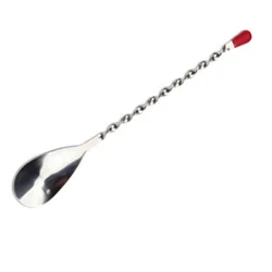 Thread Bar Spoon Coffee Milk Tea Stirring Spoon Mixing Stick Bar Mixing Tool Stainless Steel Mixer Cocktail Metal