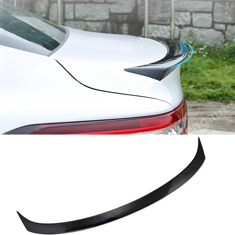For Toyota Camry Carbon Fiber Spoiler 2018-2021 High Quality ABS Material Car Rear Wing Primer Color Rear Spoiler Car Styling
