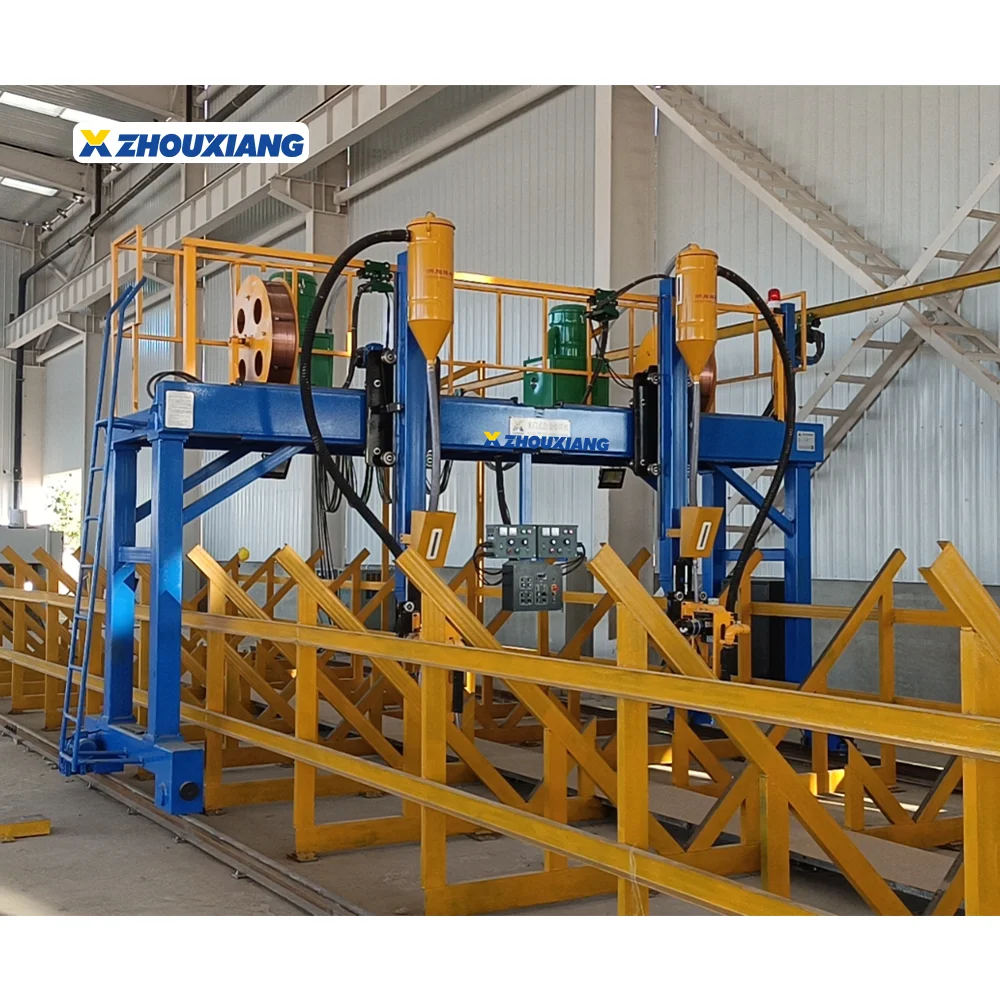 Beams Submerged Arc H-Beam Steel Welding Machine For Metal Structures