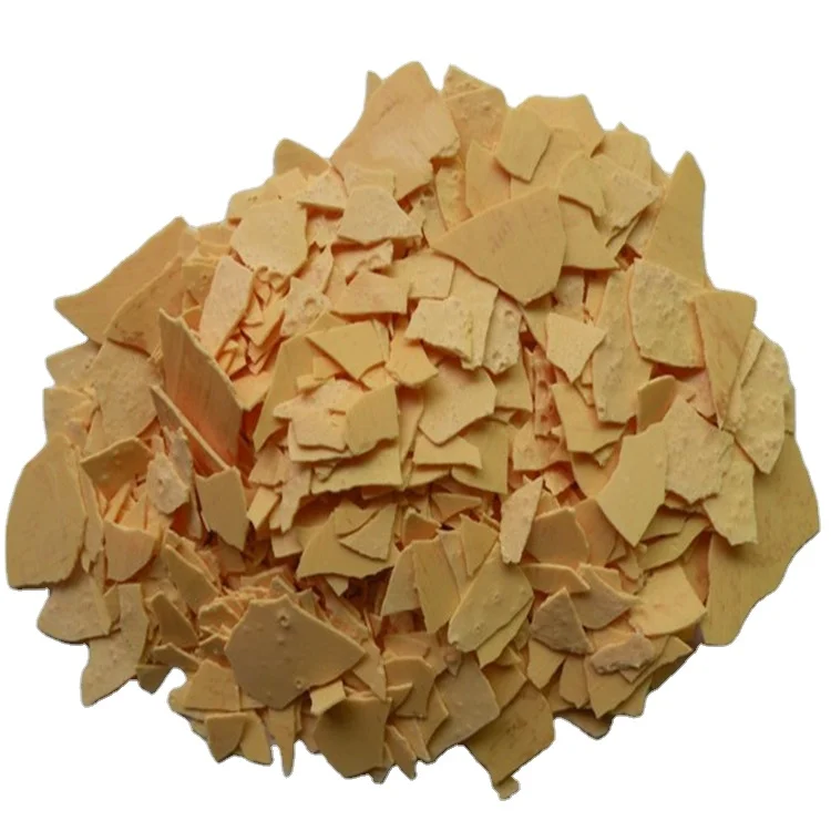 Желтые или красные хлопья сульфида натрия