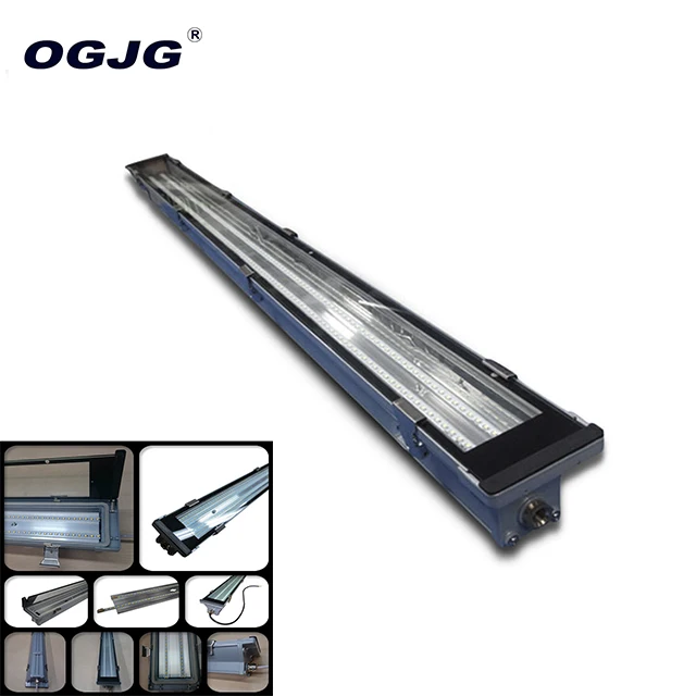 Led Triproof Light Aluminum Housing Glass Lens Waterproof Lamp linear tri-proof