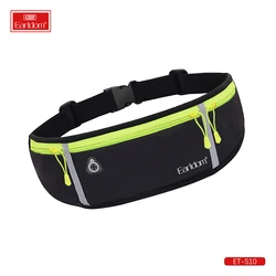 Earldom Adjustable waterproof fitness fanny pack belt running sports waist bag, sport elastic waist bag