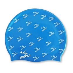 customized LOGO stylish swim caps 100% silicone swim caps swimming caps