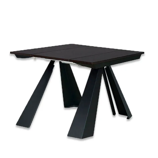 Nordic Classic Vintage Dining Room Furniture Wooden Extendable Dining Long Table For Event