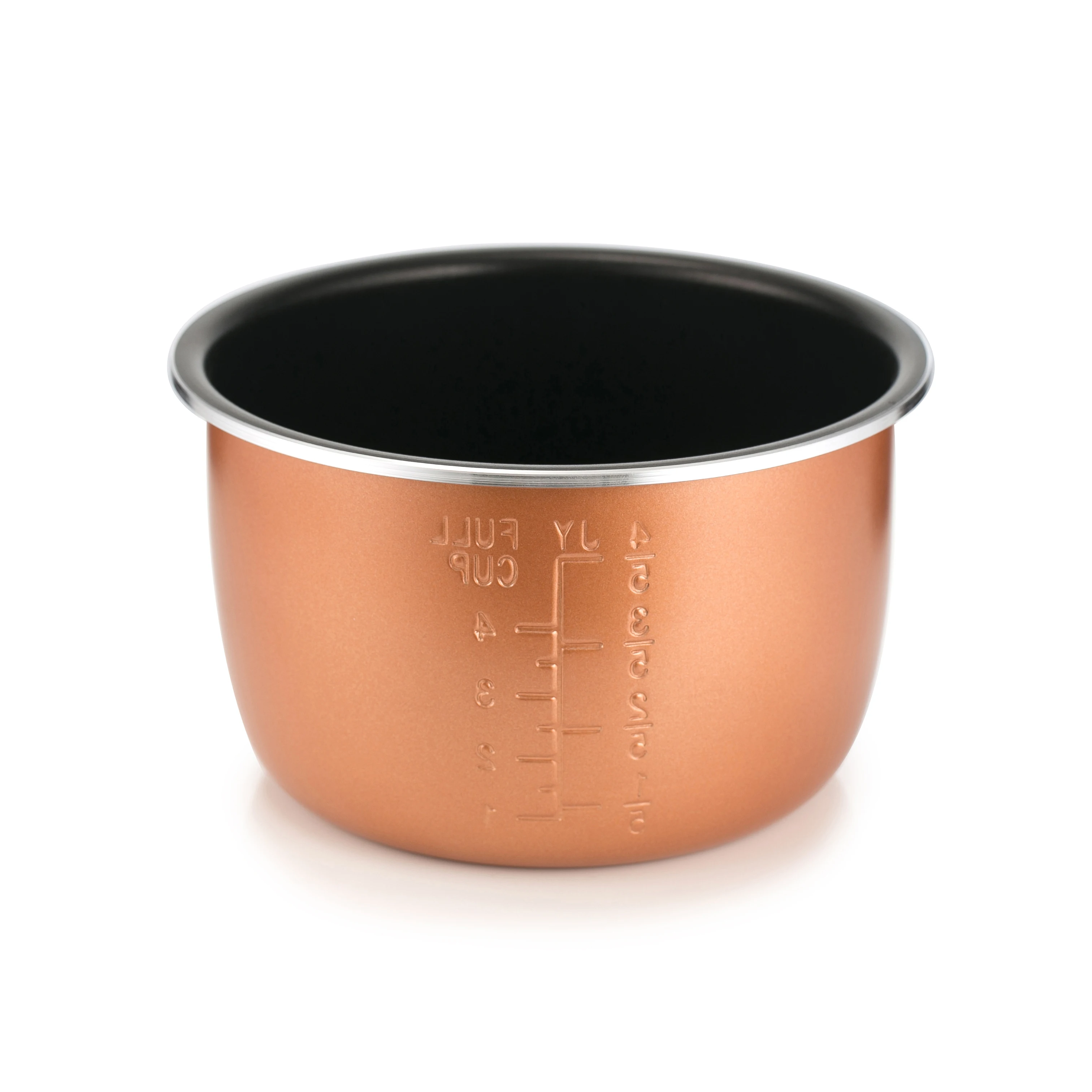 
180*180*107mm Rice Cooker Replacement Aluminum Alloy Non Stick Coating Rice Cooker Inner Pot for 2L Rice Cooker 