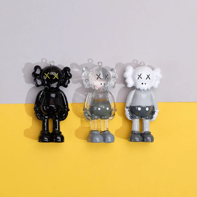 Wholesale creative handmade DIY skull doll mobile phone shell clothing buckle pendant decoration