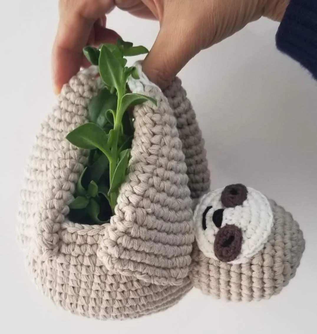 Распродажа от производителя мягкая пряжа ручной работы для вязания индивидуальные украшения креативные подарки подвесной цветочный горшок Sloth Koala